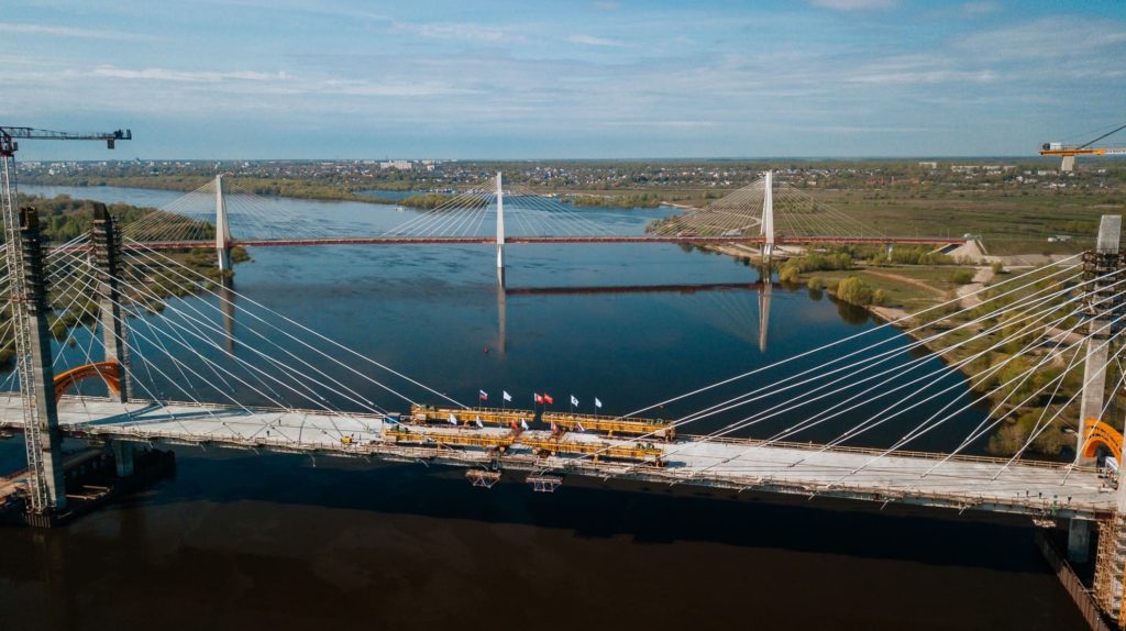 СМИК моста через реку Ока трассы Москва — Нижний Новгород – Казань