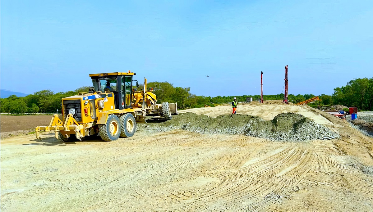 Строительство трассы обхода Южно-Сахалинска